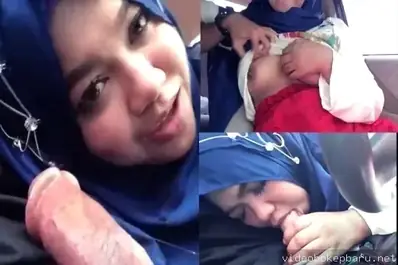 Adik cewek ngisep kontol di dalam mobil