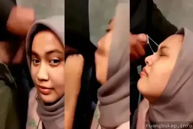 Muncratin muka cewek haus seks yang lagi binal banget